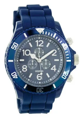 Immagine prodotto di Oozoo orologio da polso blu scuro in silicone orologi da uomo analogici al quarzo UOC4838A