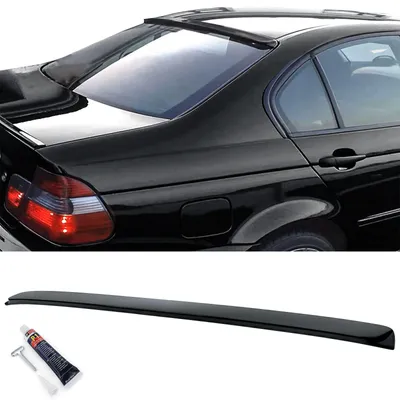 Für BMW 3er E46 Limo 98-05 Heckscheibenblende Spoiler Heckspoiler Schwarz Matt in der Farbe Schwarz von Carparts-Online GmbH