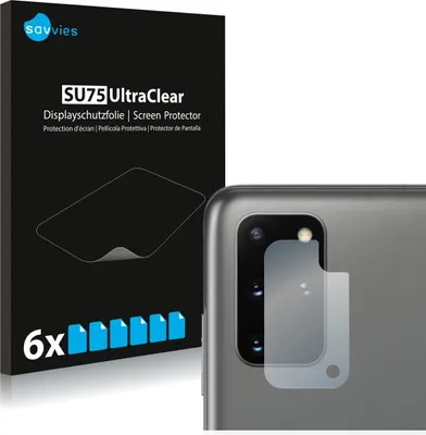 Produktbild von 6x Für Samsung Galaxy S20 Plus / 5G (Kamera) Schutzfolie Savvies Displayschutz Display Schutz Folie Klar Transparent