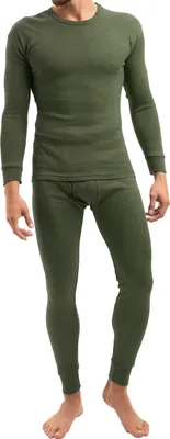 Produktbild von MT Herren Ski- & Thermowäsche Set - Lange Unterwäsche Weiche Innenseite - Olive XL