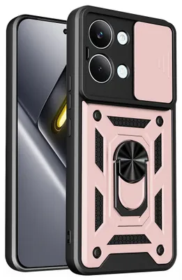 Zdjęcie produktu dla Techsuit CamShield etui z przesuwaną Xiaomi Poco X8 Pro Max - różowozłote