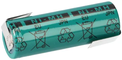 Produktbild von FDK HR-AU Größe A 1,2V 2700mAh NIMH Akku Einzelzelle Z Lötfahne