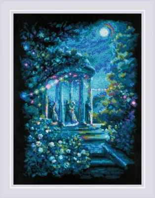 Produktbild von Riolis Kreuzstich-Set „Moonlight Magic“, 30 x 40 cm