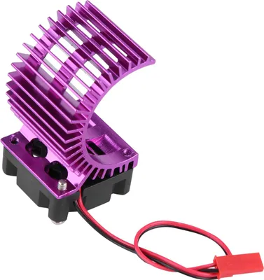 Obrázek produktu pro Chladič s ventilátorem pro motor 1/10 elektrického RC auta 540/550 (fialový)