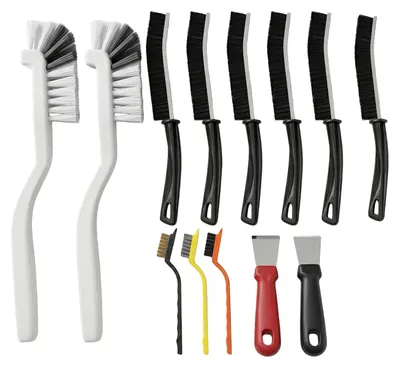 Reinigungsbürsten-Set, 12-tlg., für Ecken & Fugen