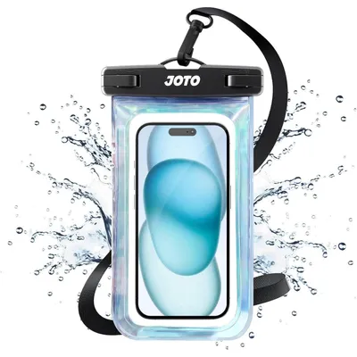 Produktbild von Wasserdichte Handyhülle Unterwasser Hülle IPX8 für Smartphones bis 7 Zoll mit Umhängeband