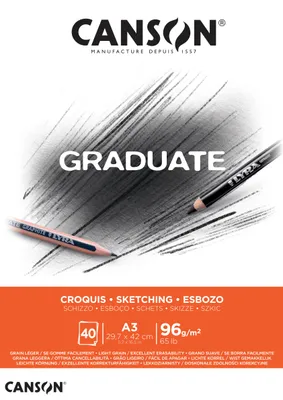 Produktbild von Canson Graduate, Kunstpapier, 96 g/m², 40 Blätter