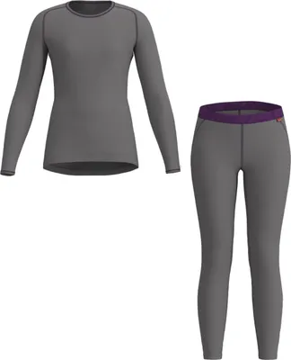 Produktbild von LÖFFLER Kinder Skiunterwäsche Set Pants und Shirt Long Transtex Warm grau 116