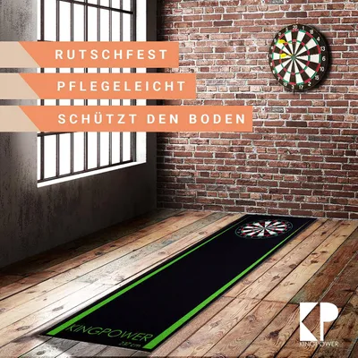 Immagine prodotto di Freccetta Tappeto Tappetino Torneo Freccetta 237x80cm Dart Verde Kingpower