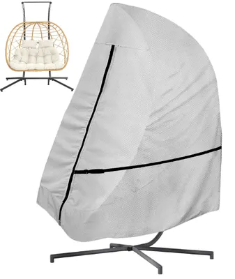 Immagine prodotto di Omgoods - Copertura per sedia a dondolo per bambini, modello "doppio", impermeabile, con cerniera