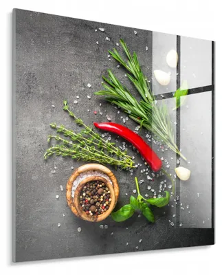 Productafbeelding van STYLER Glaswanddecoratie, 30x30 cm. Selectie van modern design. Geschikt voor woonkamer, slaapkamer, keuken en eetkamer