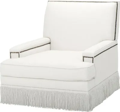 Produktbild von Casa Padrino Luxus Designer Sessel Weiß 90 x 102 x H. 90 cm - Wohnzimmer Möbel