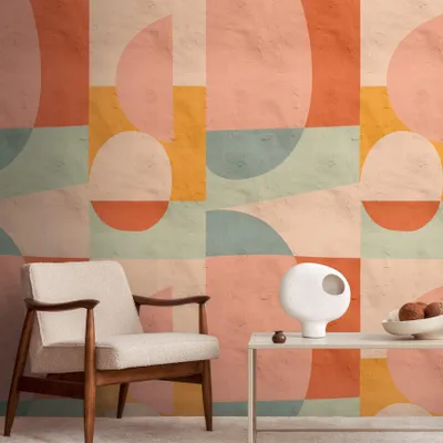 Produktbild von A.S. Creation Livingwalls Fototapete The Wall III 398581 Eine Rolle Ein Motiv 159 x 280 cm Pink Orange Gelb