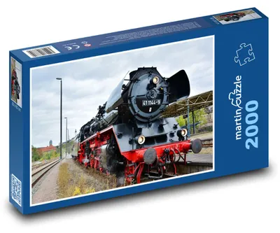 Obrázek produktu pro Puzzle 2000 Parní lokomotiva na kolejích - martinpuzzle