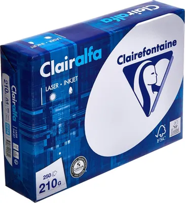 A product box for Clairefontaine paper.