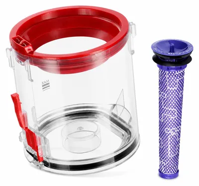 Image de INF Conteneur de bac à poussière Dyson V8 avec remplacement de filtre