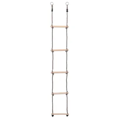 Zdjęcie produktu dla vidaXL 5-stopniowa drabina 210 cm z litego drewna sosnowego