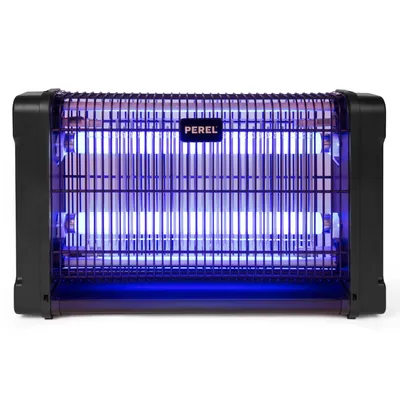 Produktbild von Perel Elektrischer UV Insektenvernichter innen, 2800V Hochspannungsgitter, leise Fliegenlampe mit