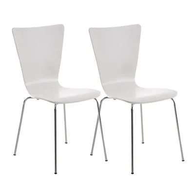 Produktbild von 2er Set Besucherstuhl HLO-CP84  weiß