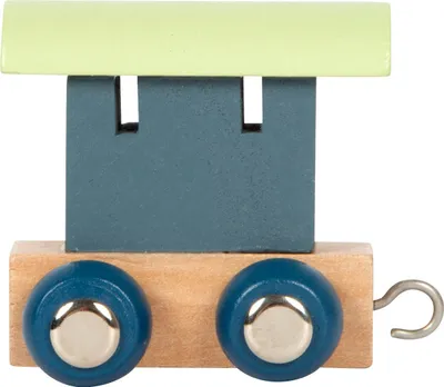 Produktbild von Buchstabenzug Polar Waggon birke & schieferblau