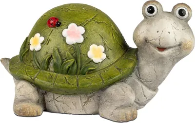 Produktbild von Dekorative Schildkröten-Figur für den Garten, Lustige Tierfigur