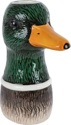 Immagine prodotto di Vaso anatra verde in Vetroceramica 18x16,5x24cm giocattolo