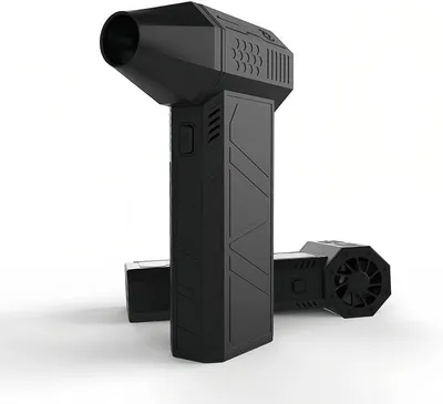 Produktbild von Elektrische Staubgebläse Druckluftspray, 3-Gang 130.000 U/min, Superstarker Compressed Air Duster mit 6000mAh Tragbar Turbo Fan für PC Reinigungsset, Tastatur,Auto,Schnee entfernen