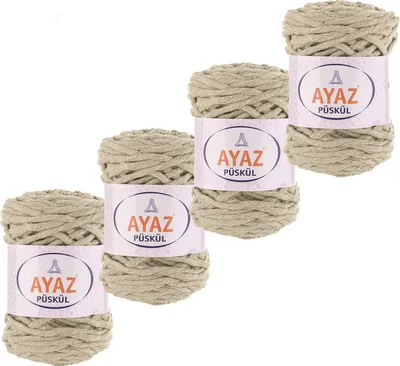 4x250g Strickgarn Püskül hellbeige