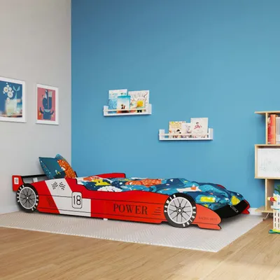 Produktbild von vidaXL Postel Race Car 90x200 cm Červená