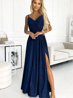 Produktbild von Numoco Formelle Frauenkleider Chara dunkelblau S