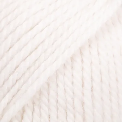 Produktbild von DROPS Nepal 1101 Weiße Wolle/Alpaka, 75m 50g, Ideal zum Filzen & Stricken
