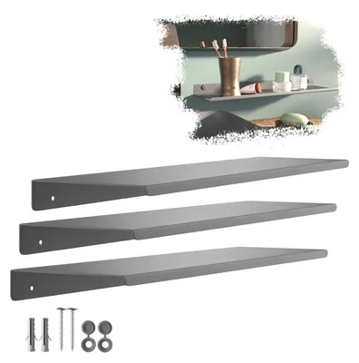 Produktbild von SOTECH Wandregal HOVER-V 450 x 130 x 30 mm anthrazit (3 Stück)