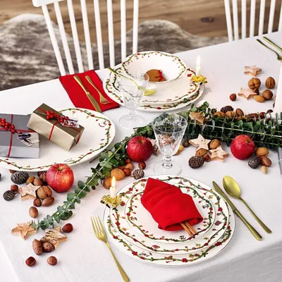 Produktbild von Hutschenreuther Nora Christmas Set 12-tlg. Bone China 02048-726037-29219