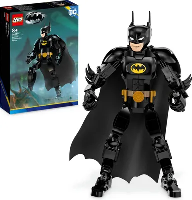 Produktbild von LEGO 76259 DC Batman Baufigur, Superhelden Action Figur und Dekoration, die auf dem Batman-Film von 1989 basiert, Figur mit Umhang, Spielzeug und Sammlerstück aus Gotham City für Kinder ab 8 Jahren