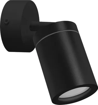 Image de TENOR GU10 1C BLACK Applique/plafonnier IP44 noir Struhm 04069