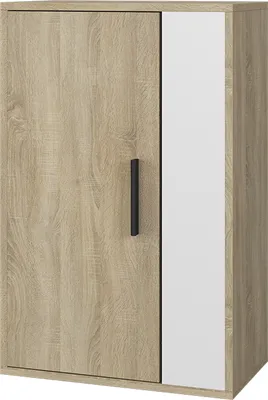 Zdjęcie produktu dla Szafka ścienna Vicco Berno Sonoma/Biały 50.1 x 78.4 cm z 2 przegrodami, Model 55445