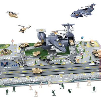 Produktbild von Militär Transportflugzeug Spielset für Kinder
