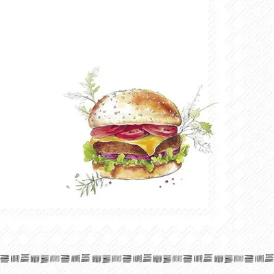 Produktbild von HOMEMADE BURGER Lunch-Servietten