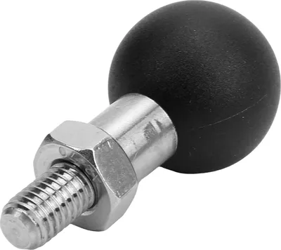 Produktbild von Motorrad-Rückspiegel-Kugelkopfhalterung, Rechtshändergewinde, rostfrei, Universalzubehör, M8 x 1,25