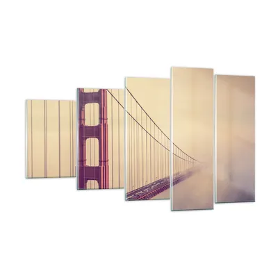 Produktbild von Bilder auf glas - Brücke Autobahn Infrastruktur - 100x60cm - Glasbilder - Wandbilder - Kunstdruck - zum Aufhängen bereit - Wanddekoration aus Glas - Glas Bilder - Wandbild auf Glas - GEG100x60-3071
