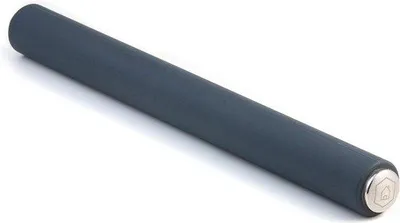 Image de Rouleau de pâte en silicone - Rouleau de haute qualité en silicone et acier inoxydable - revêtement antiadhésif - Rouleau de fondan - Rouleau de pâte sans poignées