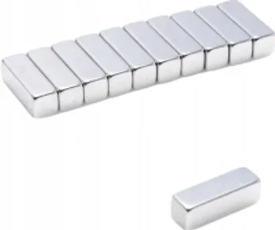 Produktbild von Neodym Magnete 15x5x5 mm N38 1 Stück, Extrem stark, Magnettafeln, Kühlschränke, Whiteboards, DIY