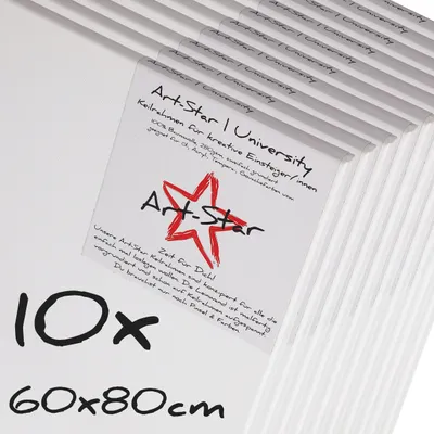 Obrázok produktu pre 10 pláten ART-STAR | 60x80 cm | na napínacom ráme, 100% bavlna