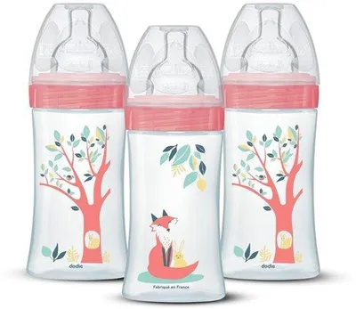 Produktbild von Solidchoice – Set mit 3 Schnullerflaschen, 270 ml, mit Anti-Kolik-System