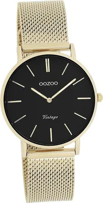 Productafbeelding van Oozoo damesarmband, gouden kleur, analoog, mat, met metalen band, model D2UOC9915A
