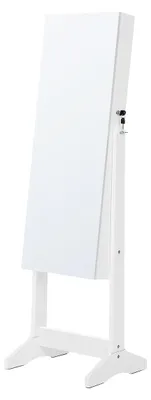 Imagen del producto de Cajonera con espejo y organizador de maquillaje, fabricada en MDF - 41,2 x 36,5 x 152 cm