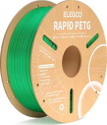 Obrázek produktu pro ELEGOO RAPID PETG -1.75mm-1KG-Cardboard Spool-Green