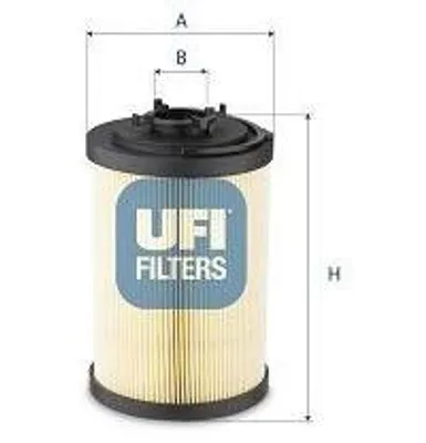 Produktbild von UFI Filter Arbeitshydraulik 83.037.00
