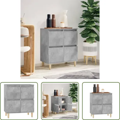 Produktbild von The Living Store Sideboard Betongrau 60x35x70 cm Holzwerkstoff