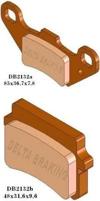 Obrázok produktu pre Brzdové doštičky KH416 – náhrada za DB2132MX-D a DB2132QD-D